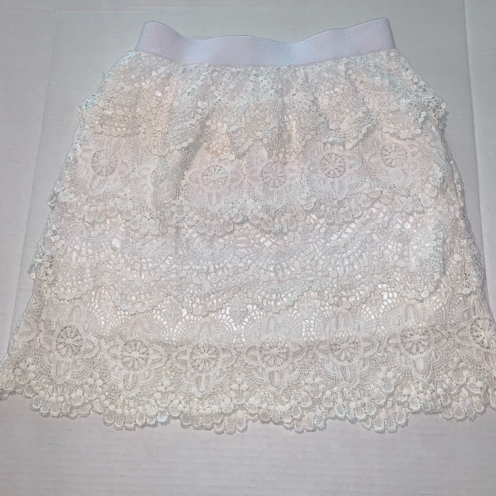 Origami crochet skirt